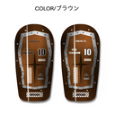 ARMOR【シールド】レガース シンガード レッグガード すね当て オリジナル デザイン サッカー用 フットサル ブラウン