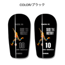ARMOR【ビクトリー】レガース シンガード レッグガード すね当て オリジナル デザイン サッカー用 フットサル ブラック