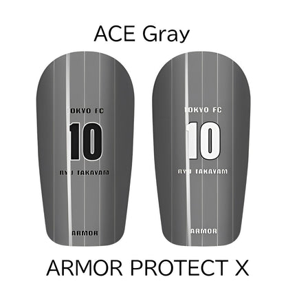 ARMOR【ACE】レガース シンガード レッグガード すね当て オリジナル デザイン サッカー用 フットサル