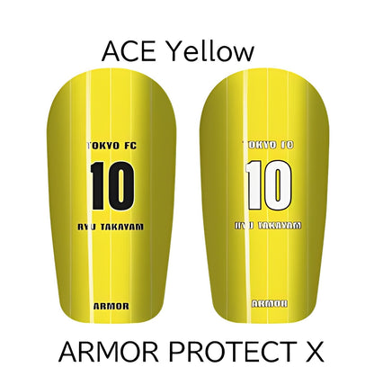 ARMOR【ACE】レガース シンガード レッグガード すね当て オリジナル デザイン サッカー用 フットサル