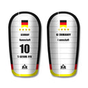 【ナショナルデザイン：ドイツ】ARMOR レッグガード すね当て サッカー フットサル用